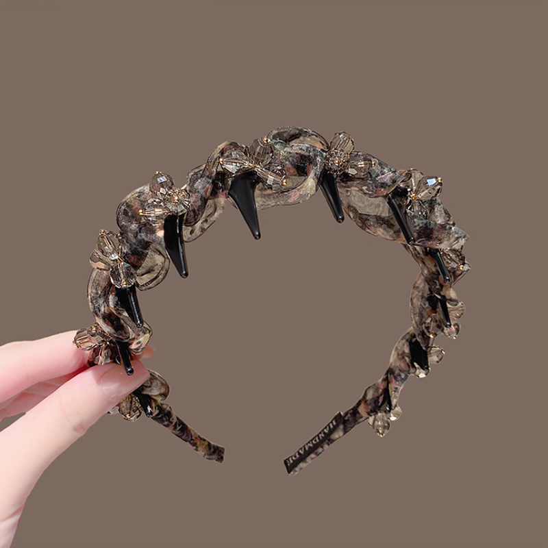 Hair Net Invisible - Tiara de Cabelo Elegante com Estampa