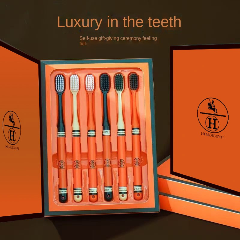 Hair Care Orange - Escova de dentes luxuosa laranja de