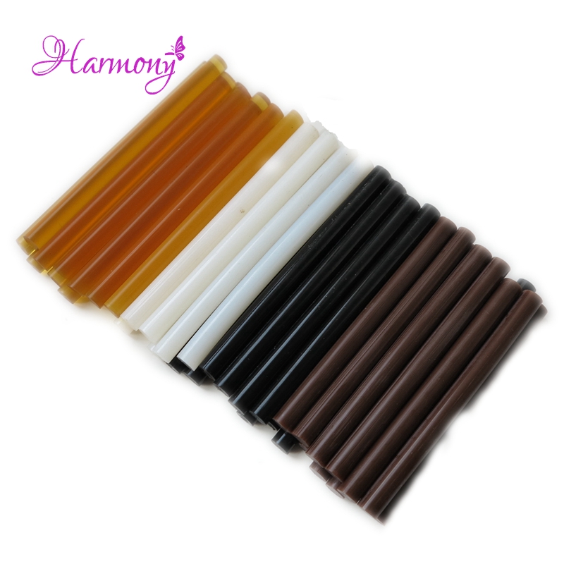 Glue Gun Hair - 12 pçs/caixa quatro cores pequeno queratina