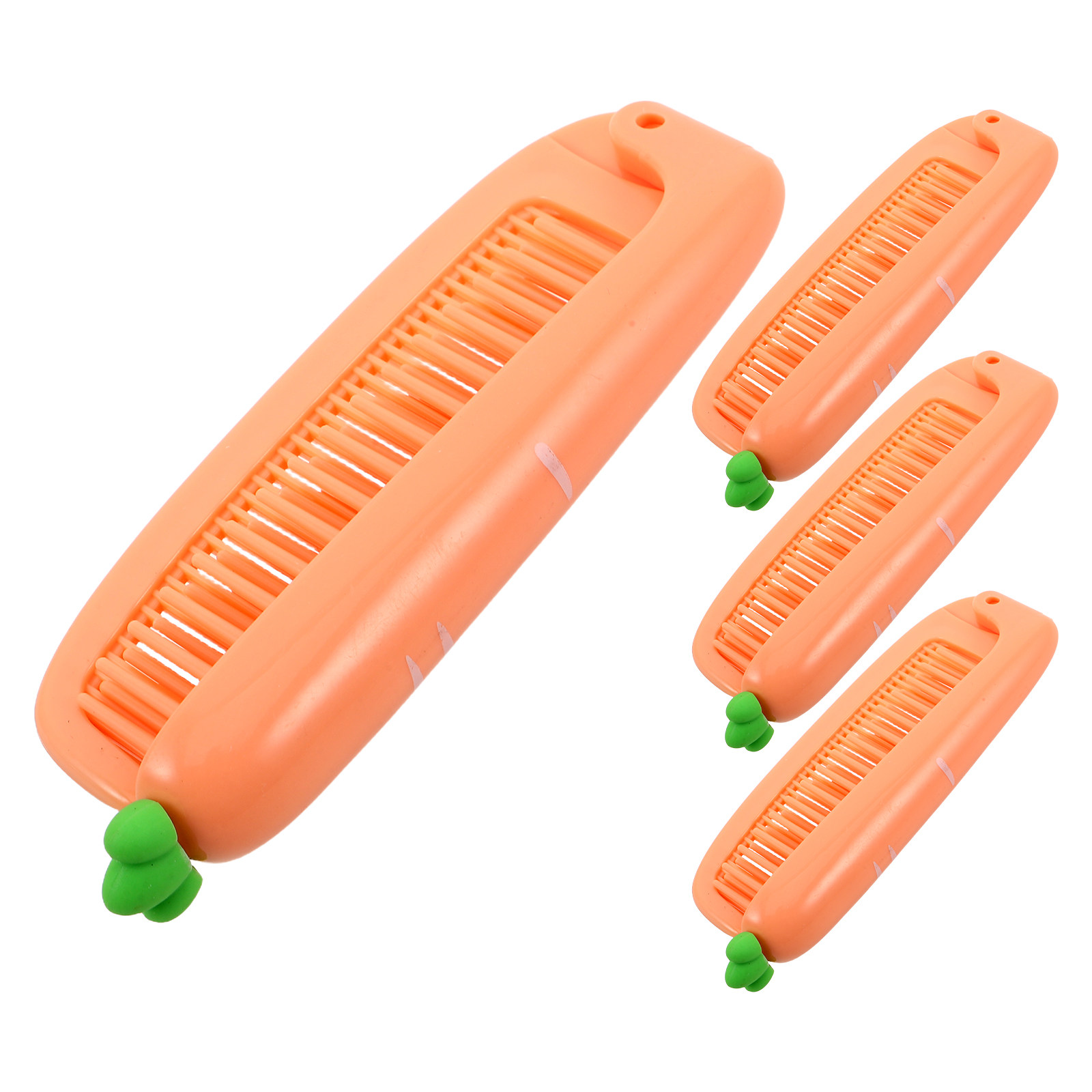 Kit 4 Peças: Pente Infantil Do - Hair Care Orange avaliação e preço