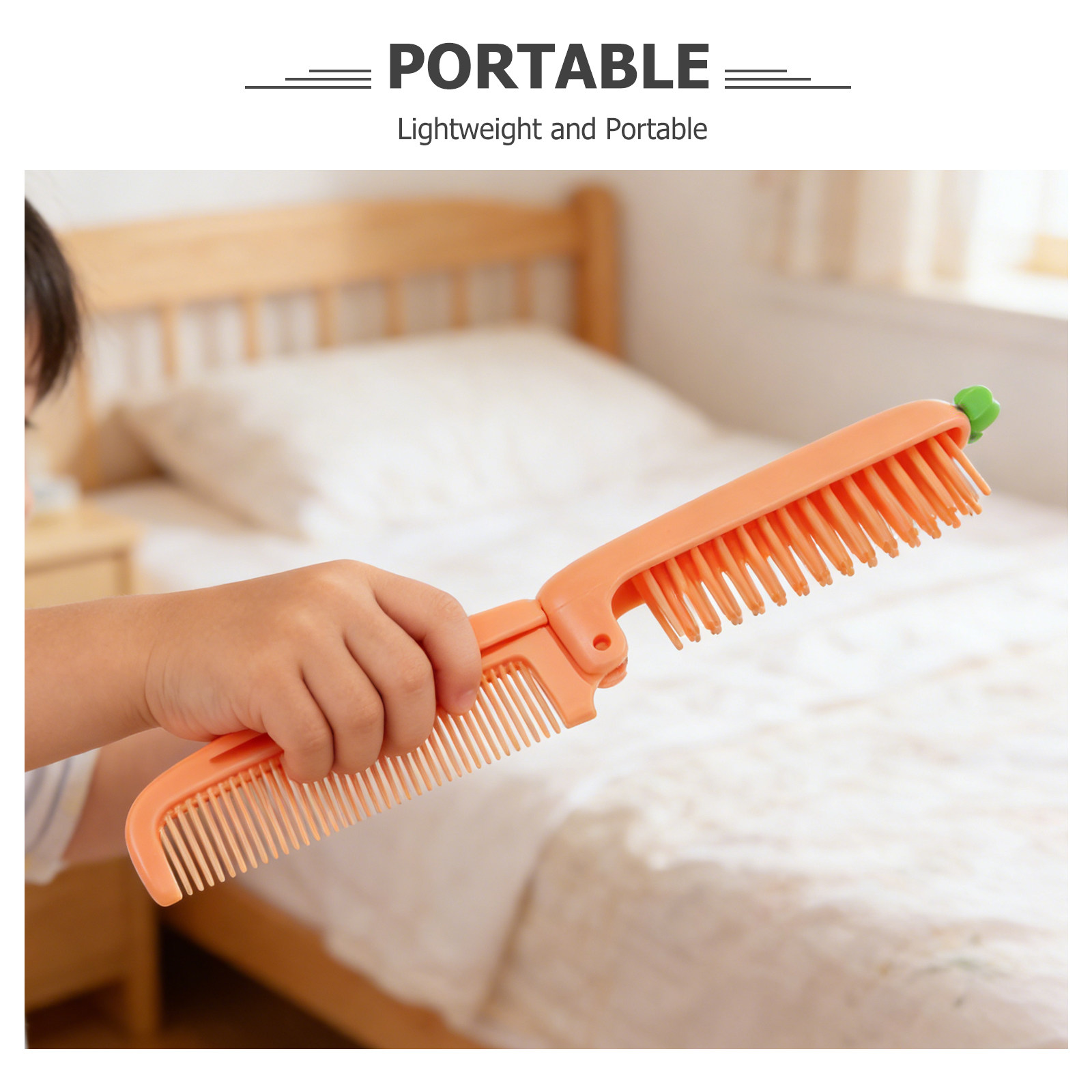 Kit 4 Peças: Pente Infantil Do - Hair Care Orange avaliação e preço