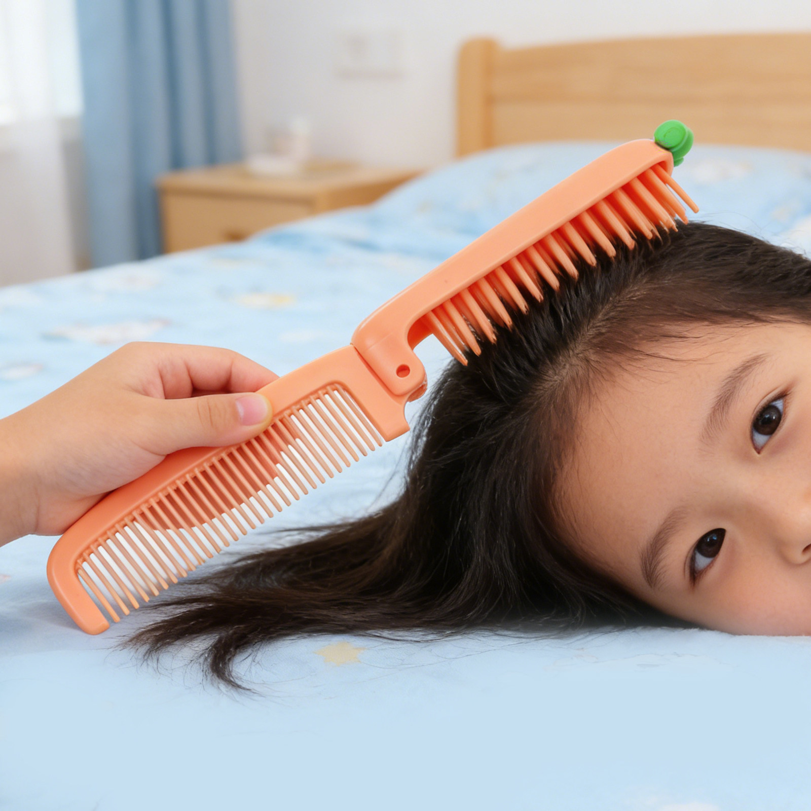 Kit 4 Peças: Pente Infantil Do - Hair Care Orange avaliação e preço
