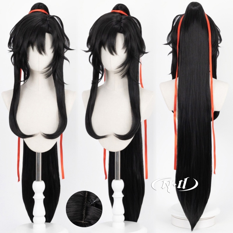 Nd wei wuxian cosplay perucas  - Braiding Hair Kanekalon avaliação e preço
