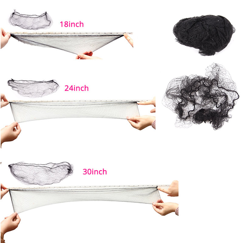Nunify preto 100 pçs redes de  - Hair Net Invisible avaliação e preço