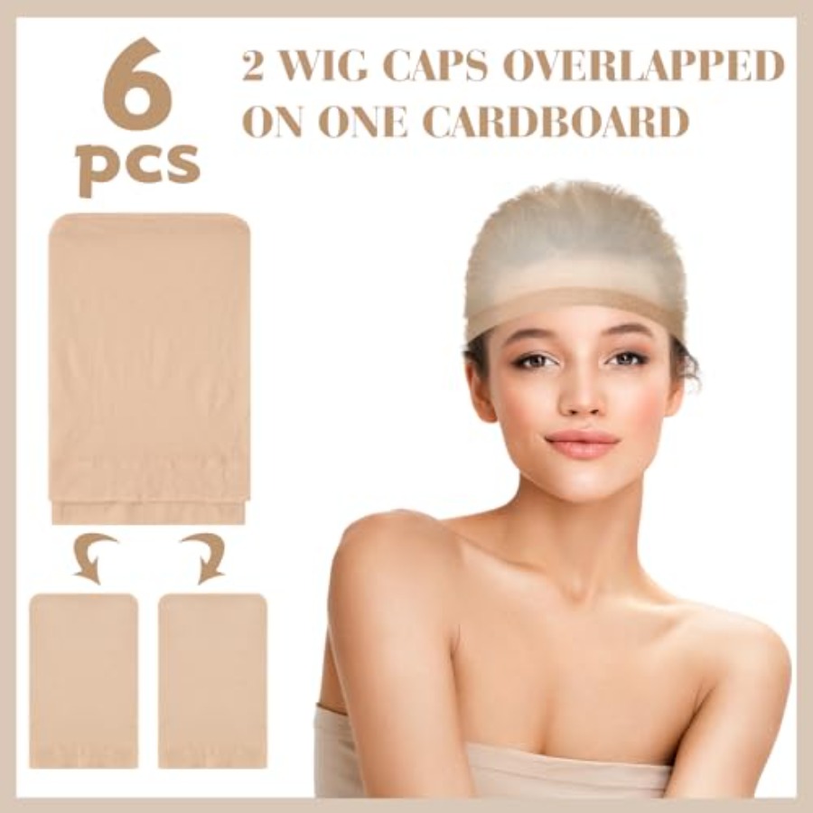 6 Toucas de Peruca para Mulher - Hair Net Invisible avaliação e preço